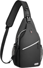MOSISO Sling Backpack, Multipurpose Crossbody Shoulder Bag Travel Hiking Daypack