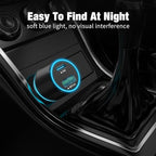 5 Pack 38W USB C Car Charger Adapter, 20W Fast USBC & 18W Rapid QC3.0 Ports, 12V Cigarette Lighter Adapter, Type C Auto Plug Outlet Accessories for iPhone 17 16 15 14, Samsung S26, Android Cell Phone