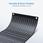 400W Portable Solar Panel for Most Power Stations, Foldable & Lightweight Solar Suitcase with Kickstands, 40V MC4 & Multi-Output for Solar Generators, RVs, Camping, and Outdoor Use