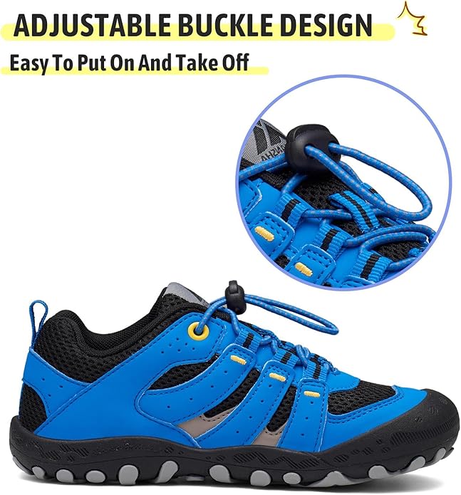 Mishansha Kids Hiking Boots Toddler Girls Boys Hiking Shoes Water-Resistant Anti-Collision Non-Slip Athletic Outdoor Trekking Boots