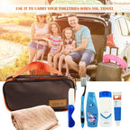 Cooking Utensil Storage Bag Grill Cookware Organizer Travel Set Portable Tableware Fork Spoon Chopsticks Organizer Tote for Outdoor Travel Picnic Camping（0range）