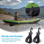 Upgraded Kayak Paddle Holder, Board Accessories, Inflatable Boat Storage, Set of 6 Clip Holders