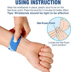 Motion Sickness Bands Anti Nausea Wristband for Adult and Kids Morning Sickness Relief for Pregnant Women Acupressure Nausea Relief for Car, Sea, Air Sickness - 1 Pair Camo Blue