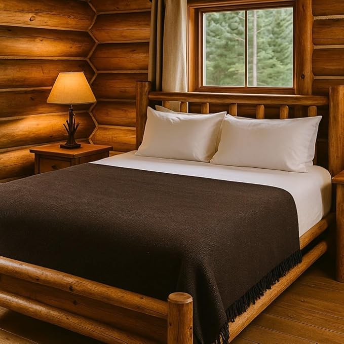 Open Road Goods Solid Color Mexican Yoga Blanket – Large Handwoven Throw for Yoga, Beach, Camping or Home – Soft and Durable Cotton Blend