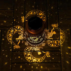 Halloween Decorations Outdoor Gifts for Women Men Mom, Cat Solar Lights Outdoor Waterproof, Mothers Day Gifts Decoration Outside for Outdoor, Yard, Lawn, Balcony Garden Decor Solar Lantern