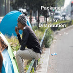 Trail maker (50 Pack) Bulk Hygiene Kits, 25 Piece Toiletry Kits for Homeless Care, Travel Hygiene Packs, Personal Care Supplies for Men & Women (50 Kits)