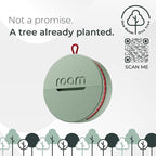 Roam Smart Tracker | Eco-Friendly Travel Tracker with Built-in Elastic Strap | QR Lost & Found, Global Find My Network | Replaceable Battery | No Extra App or Subscription Needed | 2-Pack, Green