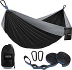 Kootek Camping Hammock, Portable Hammocks with Tree Straps & Attached Carry Bag, Camping Essentials Gear, Perfect for Outside Indoor Hiking Beach Backpack Travel
