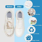 Shoe Washing Machine Bag, Reusable Laundry Shoe Bag for Washer and Dryer, Sneaker & Tennis shoe laundry bag, Ykk Zipper Multi-Functional Shoe Cleaning Bag (1PCS + 1PCS Yellow)
