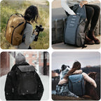 Peak Design Everyday Backpack V3 20L, Kelp, MagLatch Top, Dual Side Access, FlexFold Dividers, Fits 15" Laptop, For Camera Carry, Daily Commutes or Travel, Versatile Backpack for Men and Women
