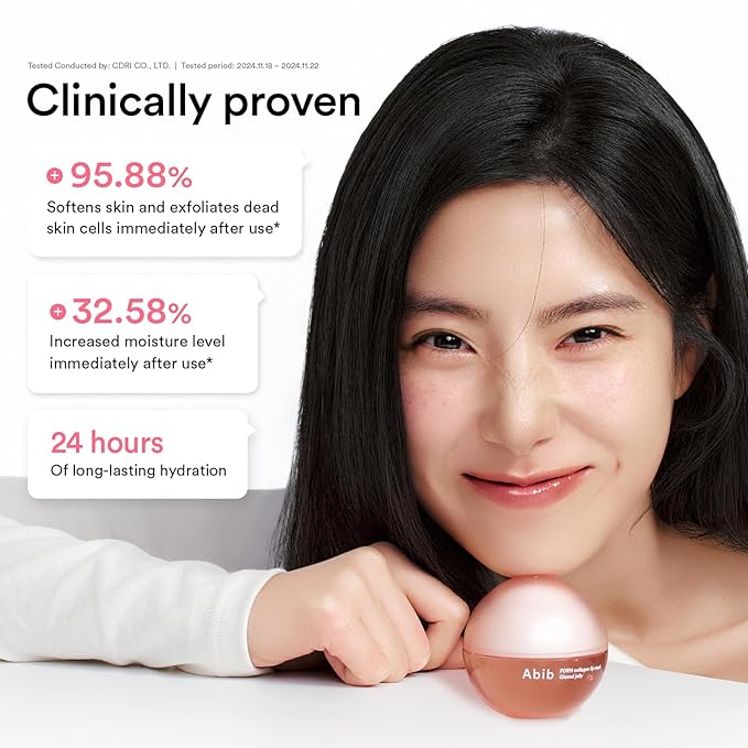 Abib PDRN Vegan Collagen Lip Mask Glazed Jelly 0.38 fl oz | Korean Lip Butter Balm Overnight Sleeping Mask Hydrating Care Moisturizer Treatment for Flakey, Dry Lips
