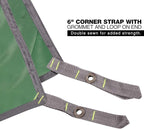 REDCAMP Waterproof Camping Tarp Lightweight to Cover Sun or Rain, Large Compact Tent Tarp Footprint for Ground or Under Tent, Green 95"x83"