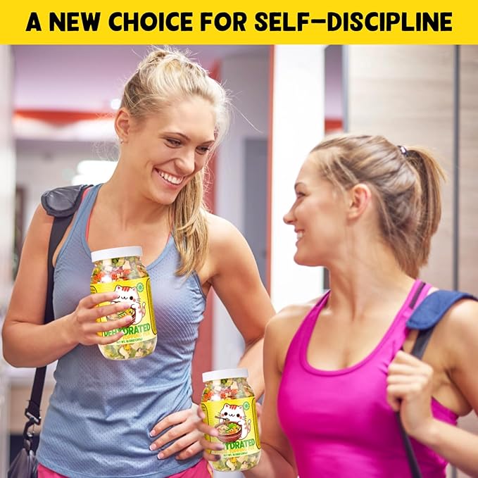 Ramen Toppings Mix Dehydrated Vegetables - Freeze-Dried Tofu & Vegetables, 100% Natural Vegetable Flakes, No Additive, Low Calorie, 10.58oz Dry Veggie for Cooking, Camping, Emergency Supply