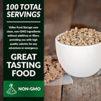 Freeze Dried Sausage Crumbles 10-Bag Bucket, 85 Oz | Premium Emergency Food Supply 25 Year Shelf Life | Prepper Supplies, Survival Food, Off Grid Living Supplies | Valley Food Storage Packaged in USA