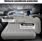 Car Air Mattress, Inflatable SUV Truck Car Camping Mattress for Back Seat, Thickened Travel Car Bed Sleeping Pad with Car Air Pump 2 Pillows (Grey)