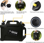 3.2 Gallon/5 Gallon Water Containers with Spigot, BPA Free Water Jug, Military Green Water Tank, Multifunction Water Storage Containers for Camping Outdoor Hiking,Emergency Stroage