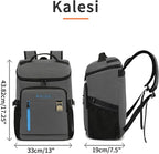 Kalesi Cooler Backpack 36 Cans Lightweight Insulated Backpack Cooler Leak-Proof Travel Camping Lunch Backpack Outdoor Cutlery Backpack for Men and Women