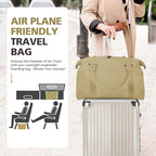 Travel Duffle Bag, Waterproof Weekender Bag Carry On Tote Bags for Women, Travel Essentials Sport Gym Bag for Men, Hospital Bag for Labor and Delivery, Overnight Bag Luggage Bag with Trolley Sleeve