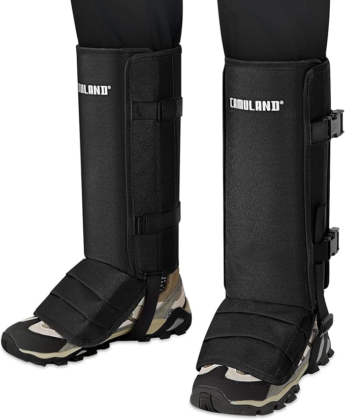 CAMULAND Snake Gaiters for Men & Women, Durable Waterproof Snake Guards for Lower Leg Protection