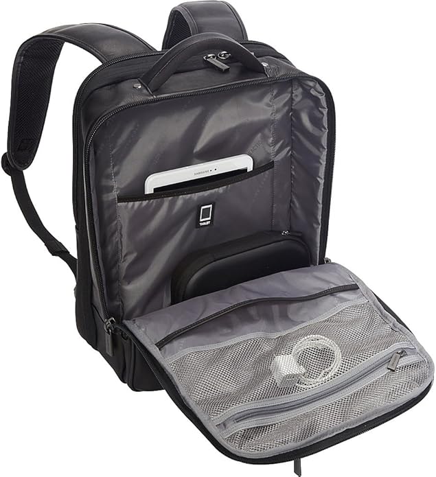 Kenneth Cole REACTION Out Of The Bag Manhattan Colombian Leather RFID 15.6" Laptop Briefcase