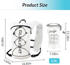 Running Vest for Women Men, Adjustable Hydration Backpack Breathable Reflective with 1.5L Water Bladder for Hiking, Trail, Running, Marathons, Cycling