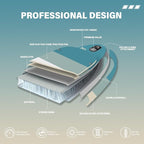 11'6"/11'/10' Inflatable Paddle Board with Complete Accessories, Versatile Premium Paddle Boards for Adults/Youth, Stand Up Paddle Board Polar/Wave/Sunny Wave Collection