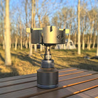 BRS 3000T Stove Windscreen Titanium Camp Stove Windshield with Storage Box for Outdoor Camping Ultralight (Grey-with stand)