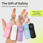 Personal Safety Alarm Keychain for Women - 3 Pack 130dB Siren, LED Light, Panic Pin –Self-Defense Device and Emergency Whistle Alternative for College, Travel, and Night Walk Protection by Weten