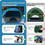 Tents 4 Person Camping Tent, Easy Setup Waterproof Family Tents for Camping, Portable Dome Tent for Outdoor Camping with Rainfly, Carry Bag