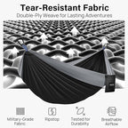 Kootek Camping Hammock, Portable Hammocks with Tree Straps & Attached Carry Bag, Camping Essentials Gear, Perfect for Outside Indoor Hiking Beach Backpack Travel