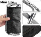 Portable Mini Folding Stool, Small Camping Stool Mortable Stool Can Hold Up to 150 Lbs