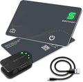 Wallet Finder RFID Blocking Card IP68 Item Tracker Works with Apple Find My APP & Network with Recharge Clip (iOS Only)