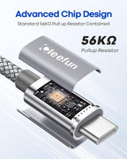 CLEEFUN USB C Cable 3ft, 5-Pack USB A to Type C Charger Cord Fast Charging for iPhone 17 16 15 Pro Max Air Plus, for Samsung Galaxy S25 S24 S23 S22 S21 S20 S10 A17 A16 A15 A56 A55 A26 A35 A36 A71