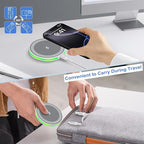 iPhone 17 16 Pro Max Wireless Charger Fast Charging Pad for iPhone 16e/17 Pro/Air/17/16/16 Plus/16 Pro/15/15 Pro Max/15 Plus/15 Pro/14, 15W Android Wireless Charger Station with QC3.0 Adapter