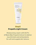 COSRX Honey Glow Kit, Korean Skin Care Set with Propolis Facial Toner, Serum, & Cream, Mini Travel Essentials, Deep Moisture, Hydration, Nourishment, Travel Size Gift Set, Korean Skin Care