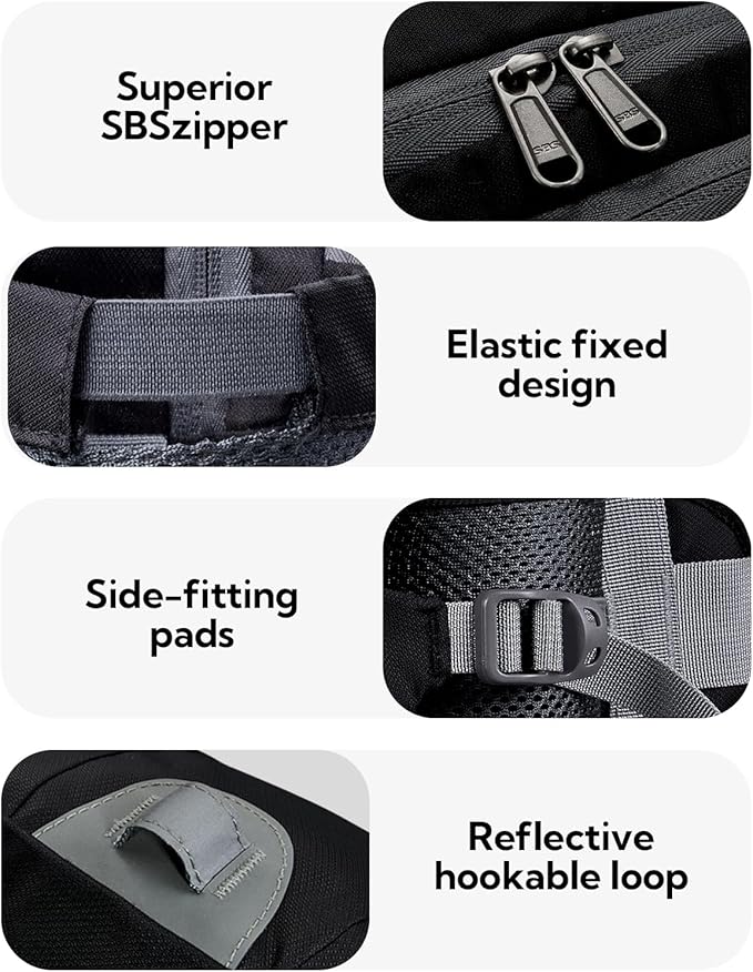 WATERFLY Fanny Pack Waist Bag: Fannie Pack 2 Water Bottle Holders Lumbar Belt Hiking Walking Running Jogging Camping Large Woman Man (Bottle Not Included)