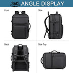 Travel Backpack for Men, Carry on Backpack Expandable 45L Suitcase Backpack Airline Approved Large Luggage Business Weekender Bag