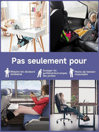 Foot Hammock for Plane, Moman Footrest Airplane Travel Foot Swing Essentials with Upgrade Comfort Leg Rest Pad Cotton for Long Flight Car Drive Office Under Desk hamaca para pies de avión Reposapiés