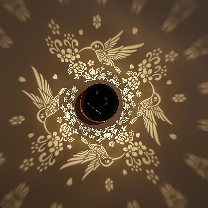 Hummingbird Solar Lanterns Outdoor Waterproof Garden Decor Mothers Day Gifts for Mom Women Birthday Gifts Ideas Metal Bird Decorative LED for Patio Pathway Landscape Walkway Terrace Balcony Lawn Yard