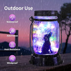 kyoryuger Dog Solar Colorful Lanterns Dog Lover Gifts for Women Men Dog Lovers Gifts Hanging Dog Lanterns with Stake for Yard Lawn Garden Decor Waterproof Dog Lights Torches