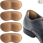 Dr.Foot Heel Grips for Men and Women, Self-Adhesive Heel Cushion Inserts Prevent Heel Slipping, Rubbing, Blisters, Foot Pain, and Improve Shoe Fit - 2pairs(Brown)