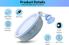 Blue Slow Feeder Travel Dog Bowl Set | 30oz Stainless Steel + 20oz Collapsible Silicone Dish | Water Bottle Holder| Non-Slip, Anti-Choking, BPA-Free | We Give Back