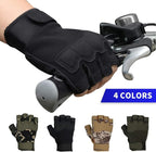 FIORETTO Fingerless Gloves for Airsoft Shooting Half Finger Hunting Hiking Cycling Driving Motorcycle Climbing Work Gloves M210603
