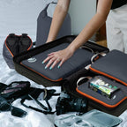 Cipway Compression Packing Cubes, Lightweight Travel Luggage Organizers with Shoe Bag, Toiletry Bag & Laundry Bag, Travel Essentials for Carry on Suitcase (8 Piece,Gray)