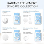 60 PCS Travel Milk Skincare for Kids 10-12, Kids Skin Care Set for Girls Ages 8-12, Preteen & Teen Skin Care Kit with Milk Extract, Christmas Gifts for Teenage Girls, Smooth Hydrating