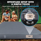 Hikenture 4" Thick Self Inflating Sleeping Pad, Foam & Air Camping Mattress, 9.5 R-Value Insulated Sleeping Mat, Portable All Season Camping Pad for Tent, Car, Cot, Truck