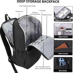 MAXTOP Laptop Backpack Bookbag Backpack Business Anti-theft Backpacks[Water Resistant] Work College Business Travel Computer Backpack for Men Women Fits up to 17" Notebook