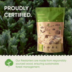 Inflame Fire Starters for Campfires, Grill, BBQ, Fireplace, Woodstove - Charcoal Starter - Waterproof, Weather-Resistant - Natural Wood Fireplace Starters - 24 pcs