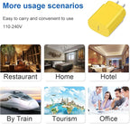 Type C Charger Fast Charging for iPhone 17 16 15,10 FT USB C Samsung Chargers Block 25W Super Fast Chargers for Samsung Galaxy S25/S24 S23/iPhone Air/17/17 Pro Max/iPhone 16/16 Pro Max/15 Pro (Yellow)