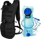 SUNRISING Tactical Molle Hydration Backpack with 3L Water Bladder - Lightweight Military Water Backpack for Hiking, Running, Cycling